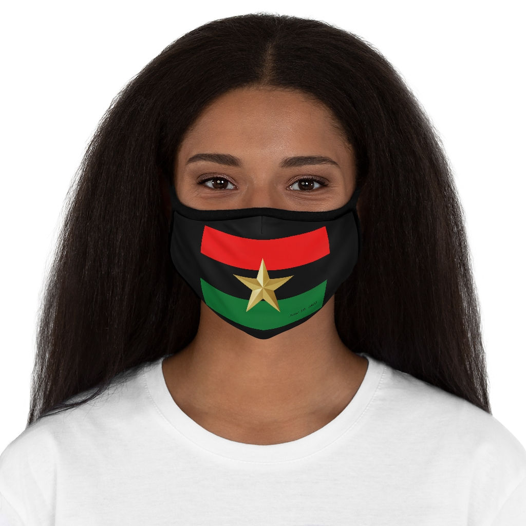 Juneteenth Flag Fitted Face Mask