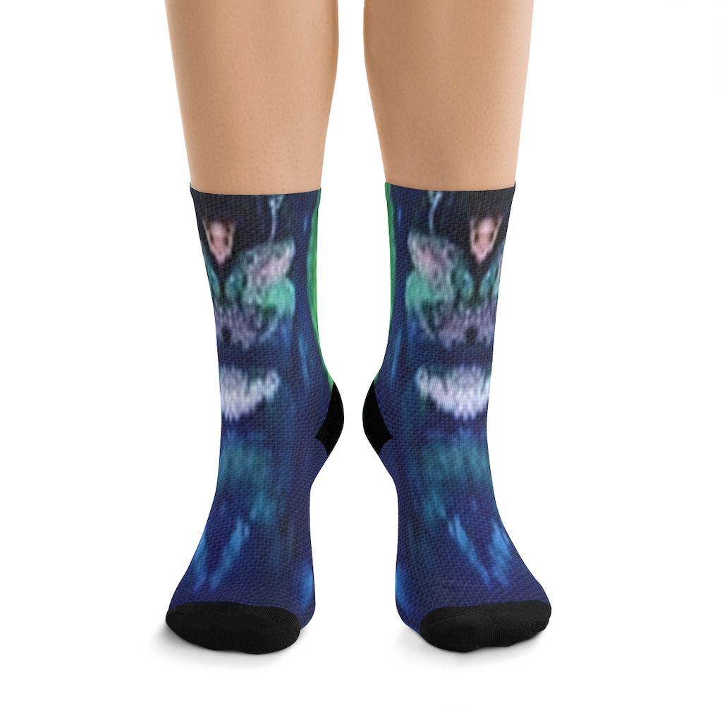 Purple Hazzee DTG Socks
