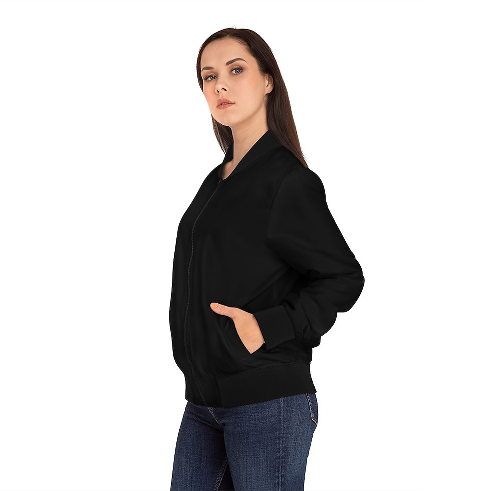 Thumbnail: Juneteenth Flag Women's Bomber Jacket 