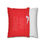 Thumbnail: Faith Peace Love w/Dove Spun Polyester Square Pillowcase