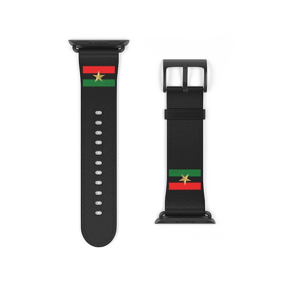 Thumbnail: Juneteenth Flag w/ Black Watch Band