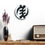 Thumbnail: Gye Nyame Symbol Acrylic Wall Clock Timekeeping with Spiritual Significance