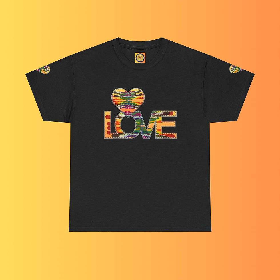 Thumbnail: Love Heart Unisex Tee, Spread Love T-Shirt, Vibrant Cotton Heart Design Shirt