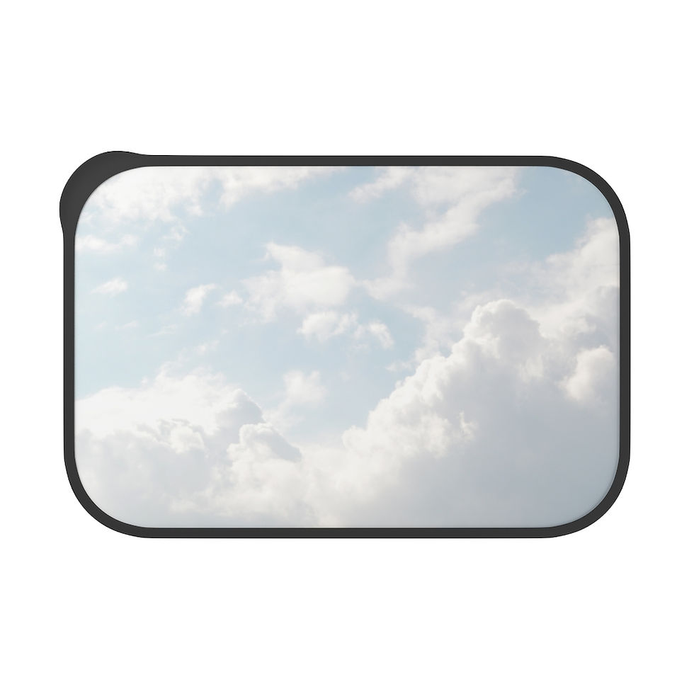 Thumbnail: Enjoy Clouds/ Blue Sky PLA Bento Box with Band and Utensils