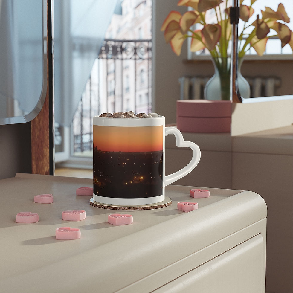 Thumbnail: I love The Land Heart-Shaped Mug