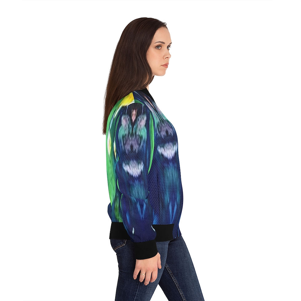 Thumbnail: Purple Hazee Women's Bomber Jacket