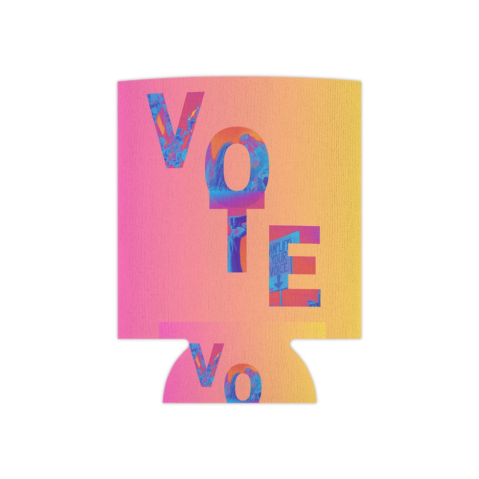 Thumbnail: Remember Female Vote Power Pink Can Cooler Cozy 