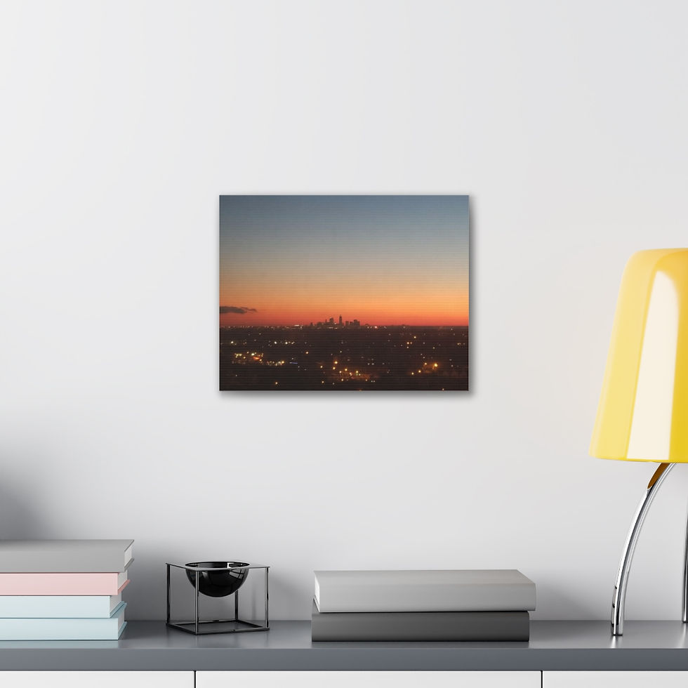 Thumbnail: I love the Land Print Canvas Gallery Wrap