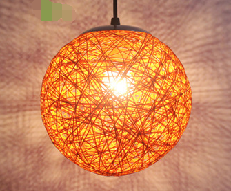 Thumbnail: Hemp Ball Chandelier