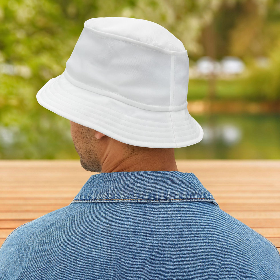 Thumbnail: Bucket Hat Cannabis Design, Trendy 420 Headwear, Gifts for Smokers, Festival Hat
