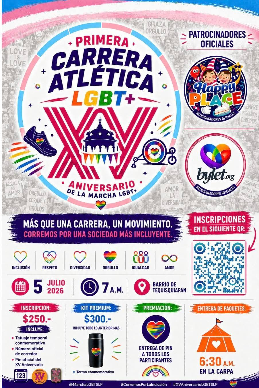 Convocan a la primera Carrera Atlética LGBTQ+ en San Luis Potosí
