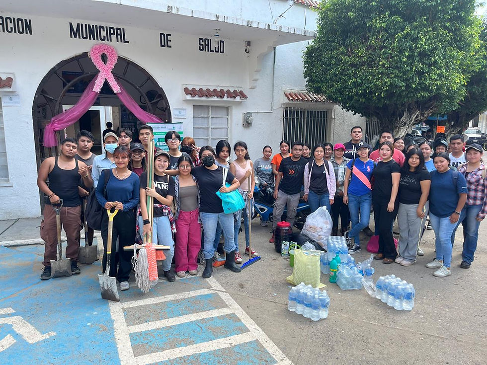 Estudiantes de la UASLP en Tamazunchale impulsan acciones solidarias tras las inundaciones
