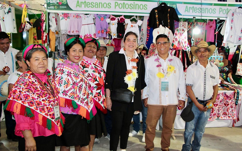 Destaca la grandeza artesanal de San Luis Potosí en la Fenapo 