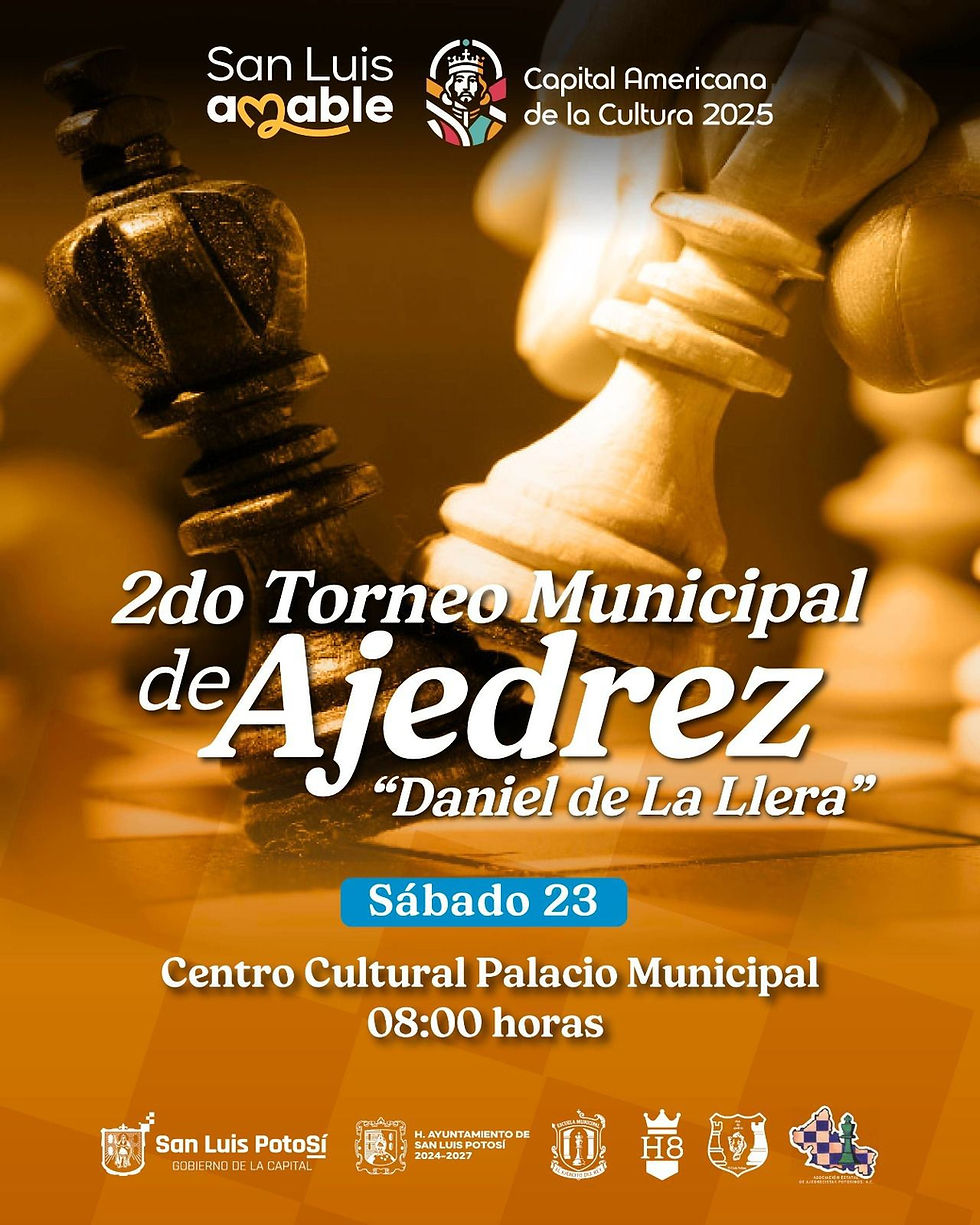 Se acerca el II Torneo Municipal de Ajedrez “Daniel de La Llera”, con Rey Enigma como invitado especial 
