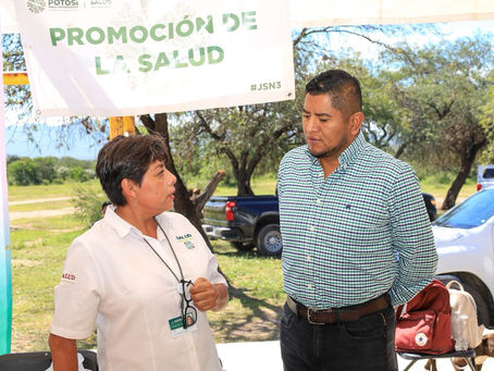 Ismael Hernández lleva la feria "Comunidad Saludable" a El Saucillo