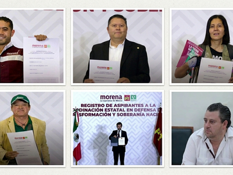 Se registran seis aspirantes de SLP en proceso interno de Morena rumbo a la gubernatura