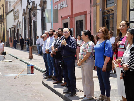 Habilitan nuevos espacios de estacionamiento para personas con discapacidad en el Centro Histórico de SLP