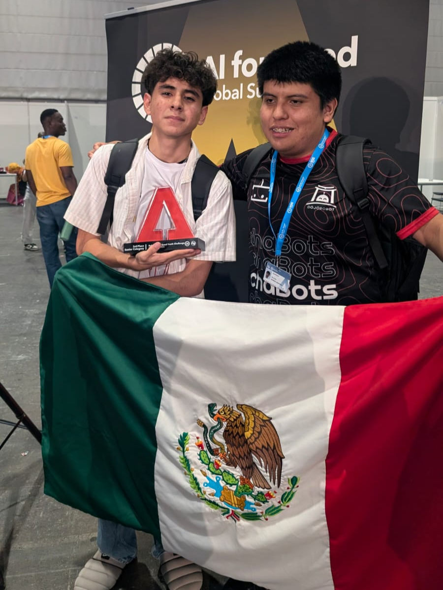 SLP logra tercer lugar en el torneo de robótica e inteligencia artificial AI for Good Youth Challenge,