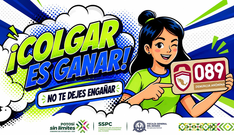 SSPC lanza campaña para prevenir extorsiones en San Luis Potosí