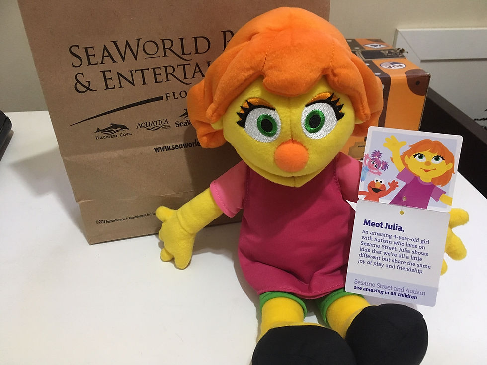 Julia Sesame Street SeaWorld Parks