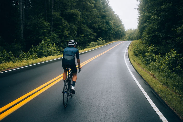 Cycling on road