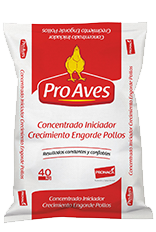 ProAves Concentrado Iniciador Crecimiento Engorde Pollos2