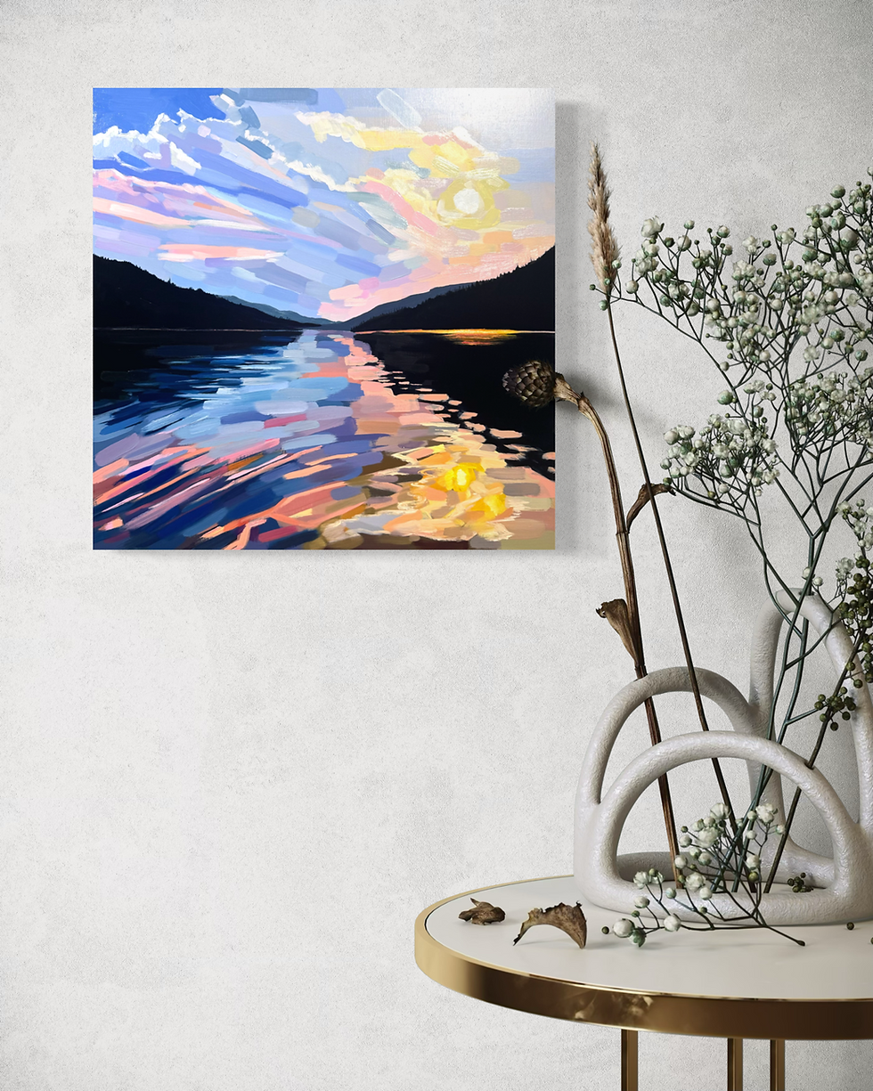Thumbnail: Lake Day Sunset- Fine Art Print
