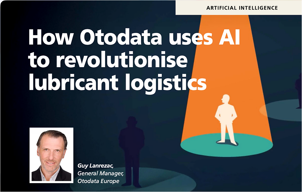 How Otodata Uses AI to Revolutionise Lubricant Logistics