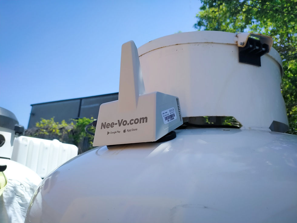 Otodata - Monitor and tank outdoors
