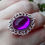 Miniatura: Anel Marquise Orbis (roxo)