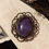 Miniatura: Broche Floral (ametista)