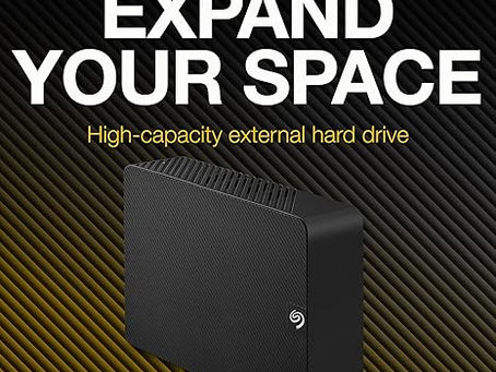 Seagate Expansion 8TB External Hard Drive HDD - USB 3.0, with Rescue Data Recovery Services (STKP8000400)
