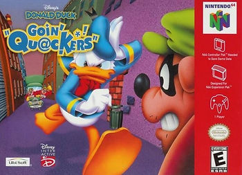 donald duck going quackers n64