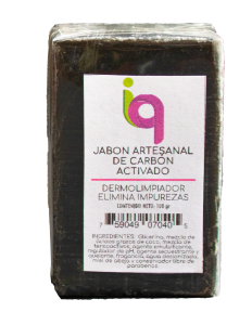 Jabón Artesanal de Carbón Activado 100 gr.