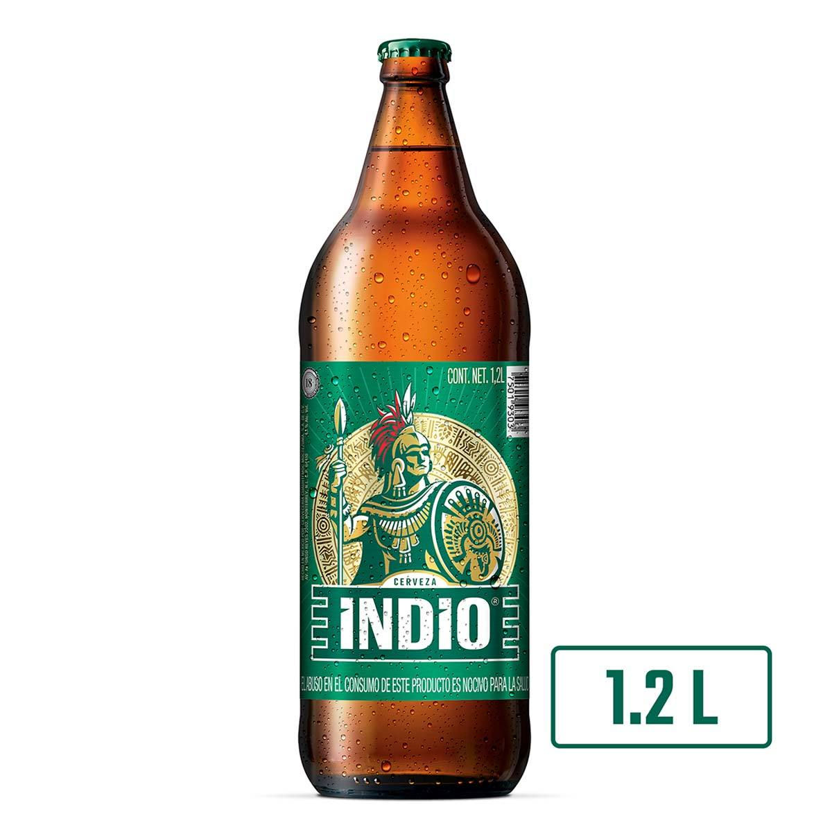 Cerveza Oscura Indio Botella 1.2L x 12 Pack