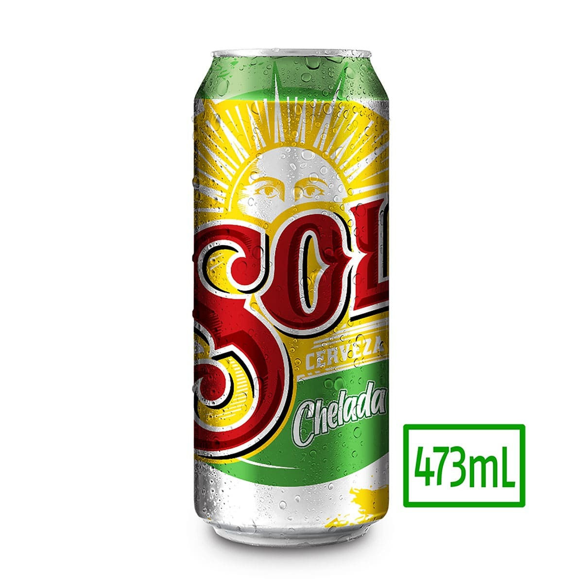 Cerveza Sol Chelada Lata 473 Ml  24 Pack