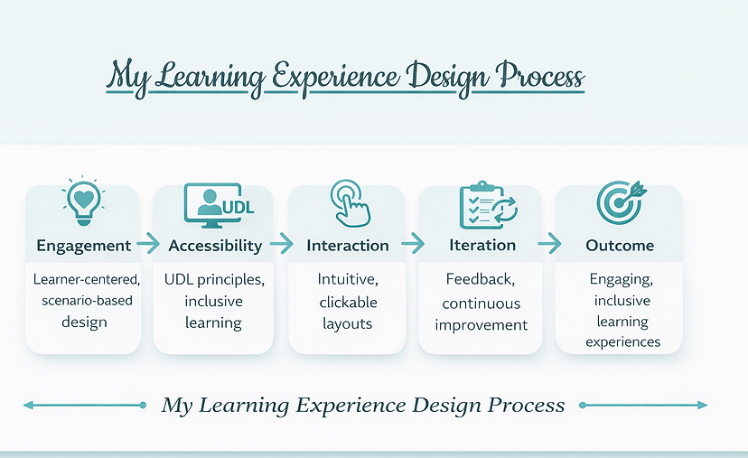 My learning experience design process.png