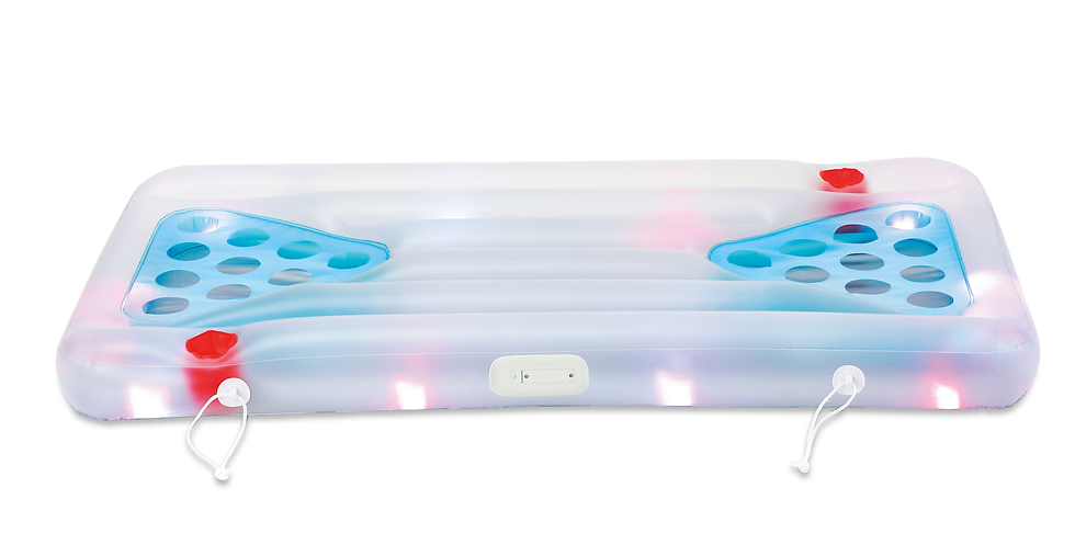 Miniaturbild: Summer Waves Aqua Glow Bierpong-Luftmatratze inkl. LED-Funktion