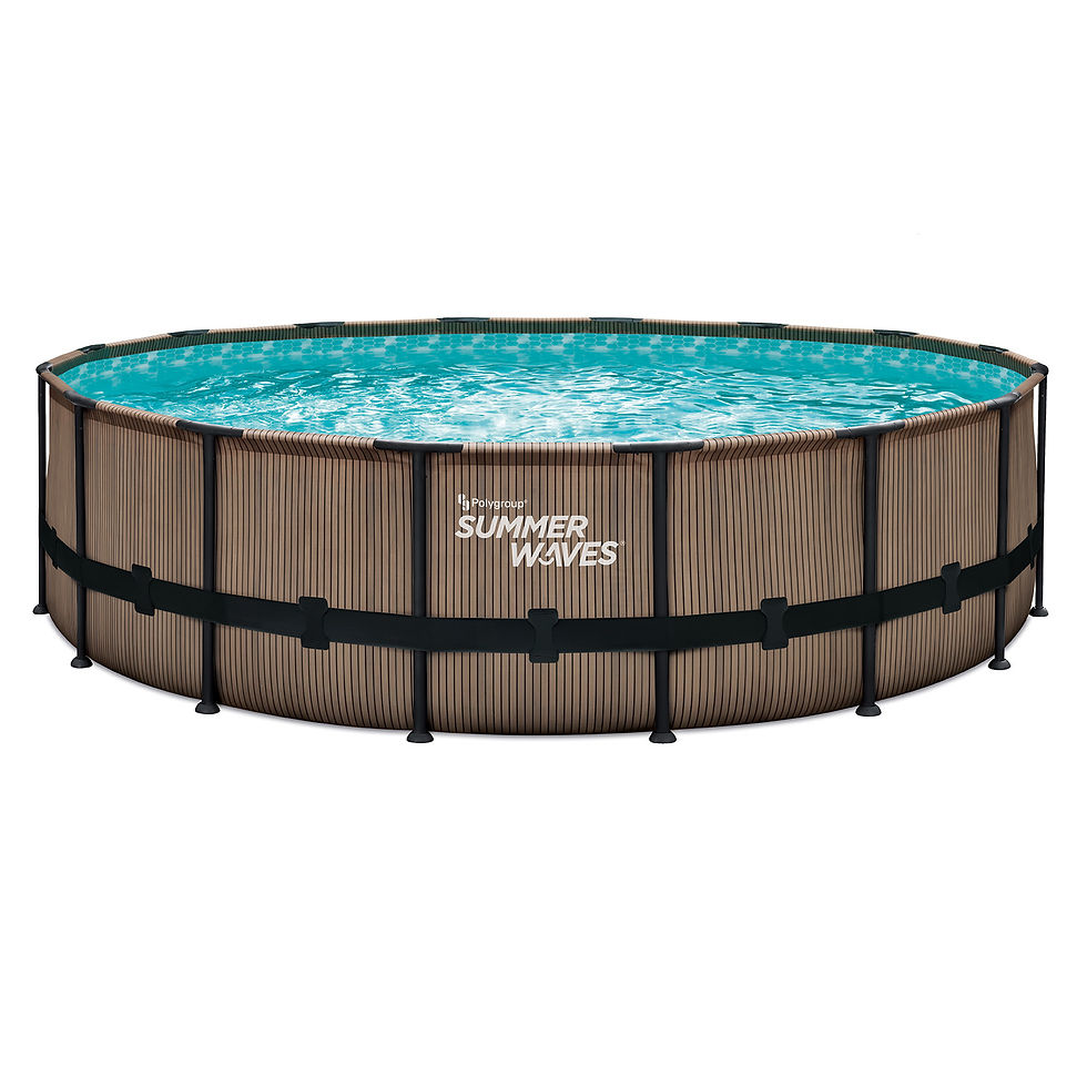Miniaturbild: Summer Waves Elite Pool Ø488x122 cm, teak