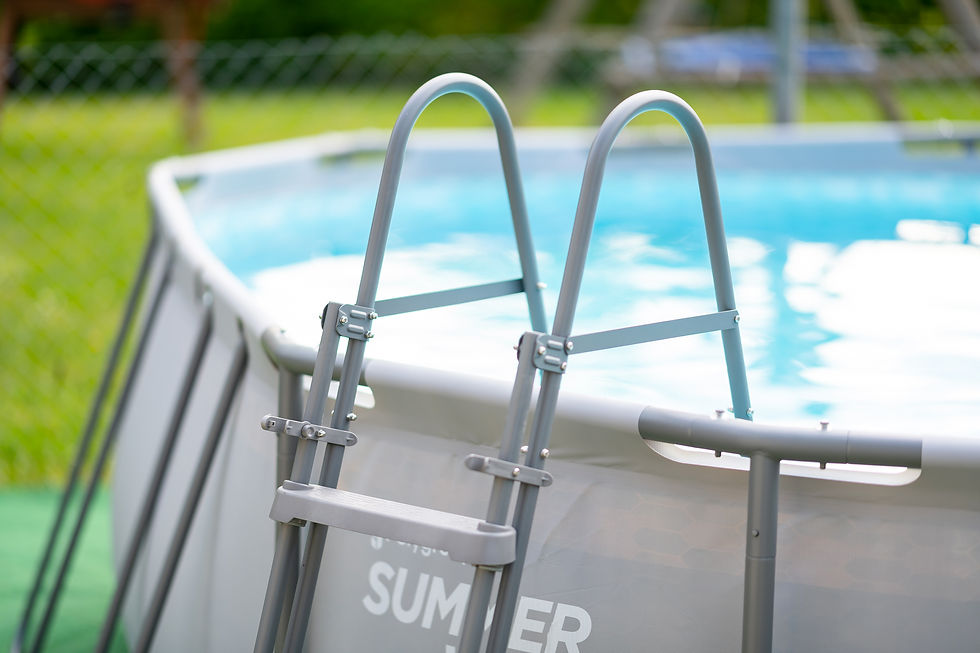 Miniaturbild: Summer Waves Active Frame Pool Set, Aufstellpool grau, oval Ø 488x305x107 cm
