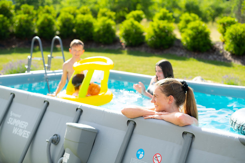Miniaturbild: Summer Waves Elite Pool 400x200x100 cm Grau