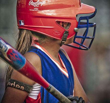 girl softball player