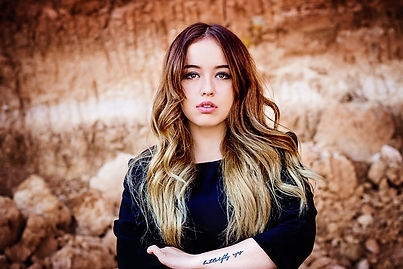 renay crosby ombre hair style