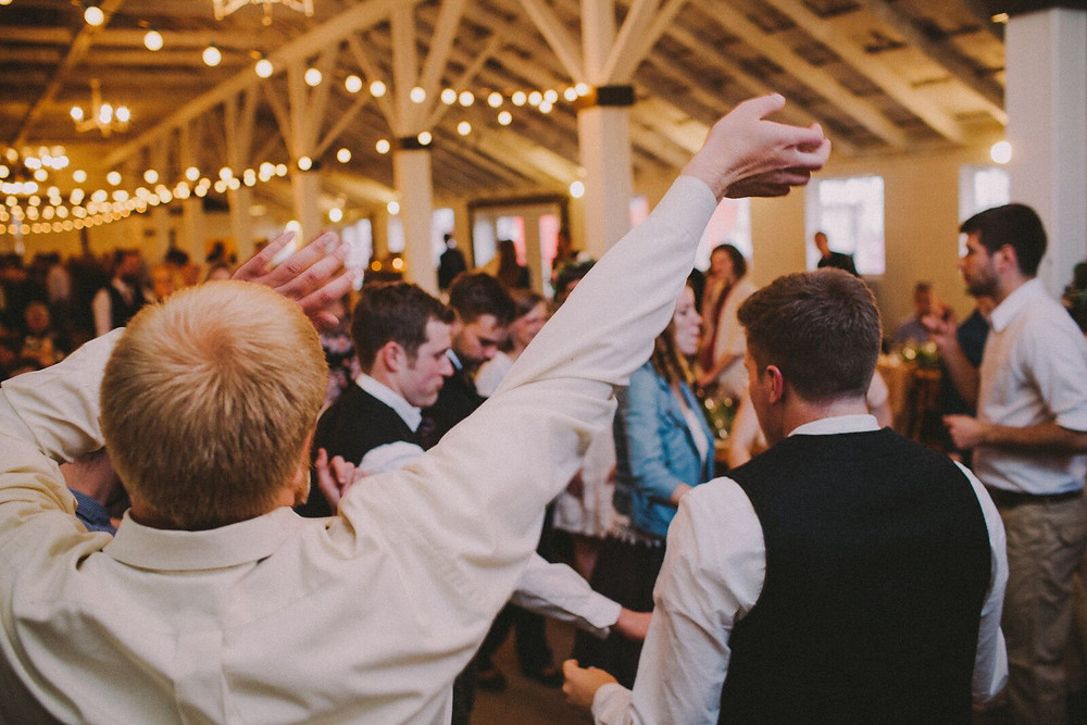 Dancing at Dairyland Wedding