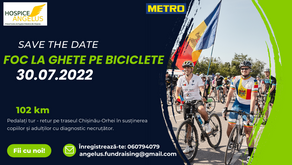 Anunț: Hospice Angelus Moldova va organiza și în acest an evenimentul "Foc la ghete pe bicicletă"