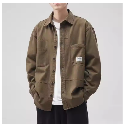 Men's Vintage Cotton Cardigan for Seasonal Wear