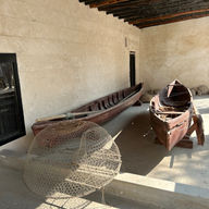Al Hisn Fort, łodzie, Muzeum narodowe Ras Al Khaimah, ZEA