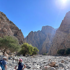 Trekking w górach Hajar, Ras Al Khaimah, ZEA, Adventurous Camel