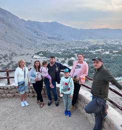 Fort Dhayah - panorama z najwyższego fortu w Ras Al Khaimah