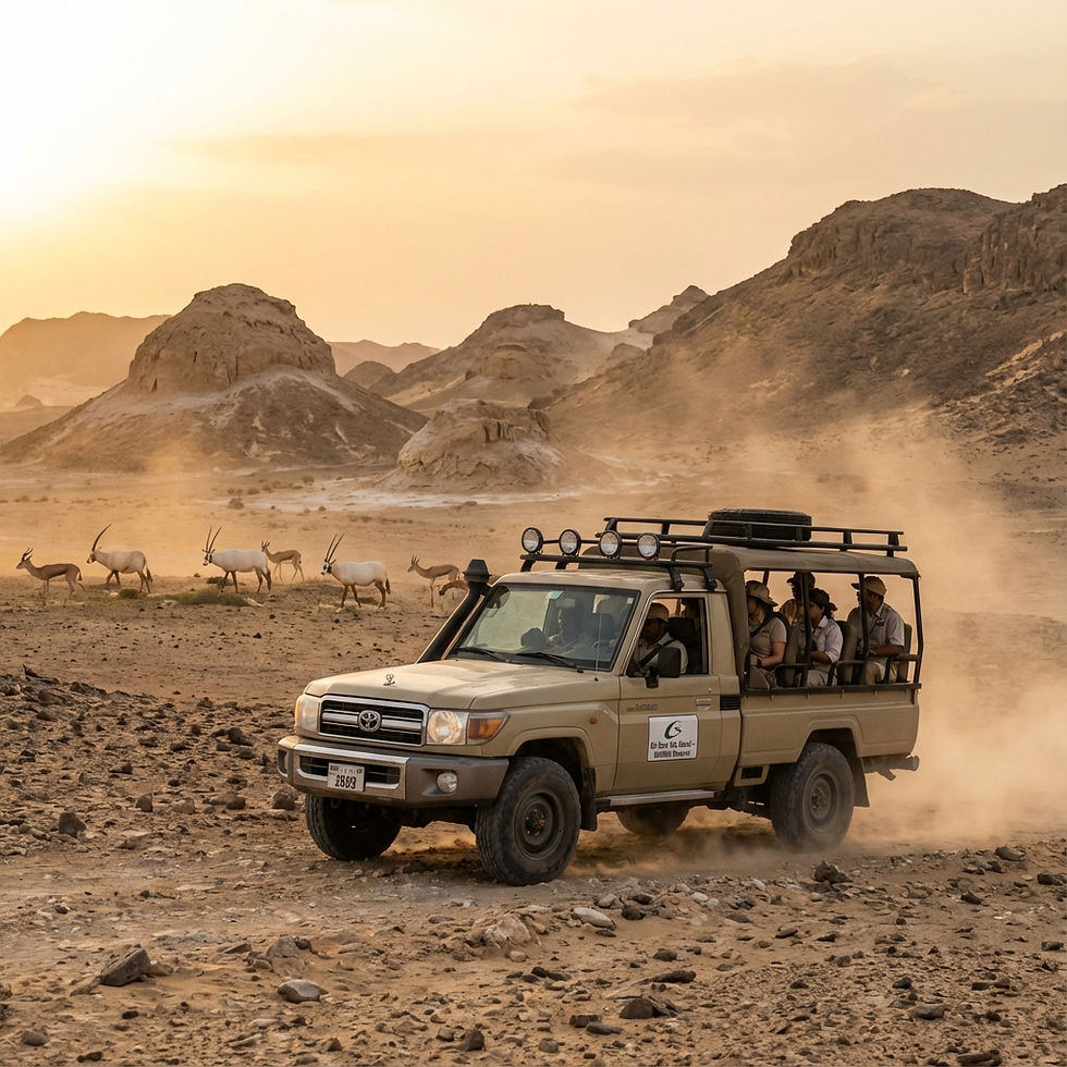 Wyspa Sir Bani Yas, Abu Dhabi, ZEA https://www.sirbaniyas.ae/about-island